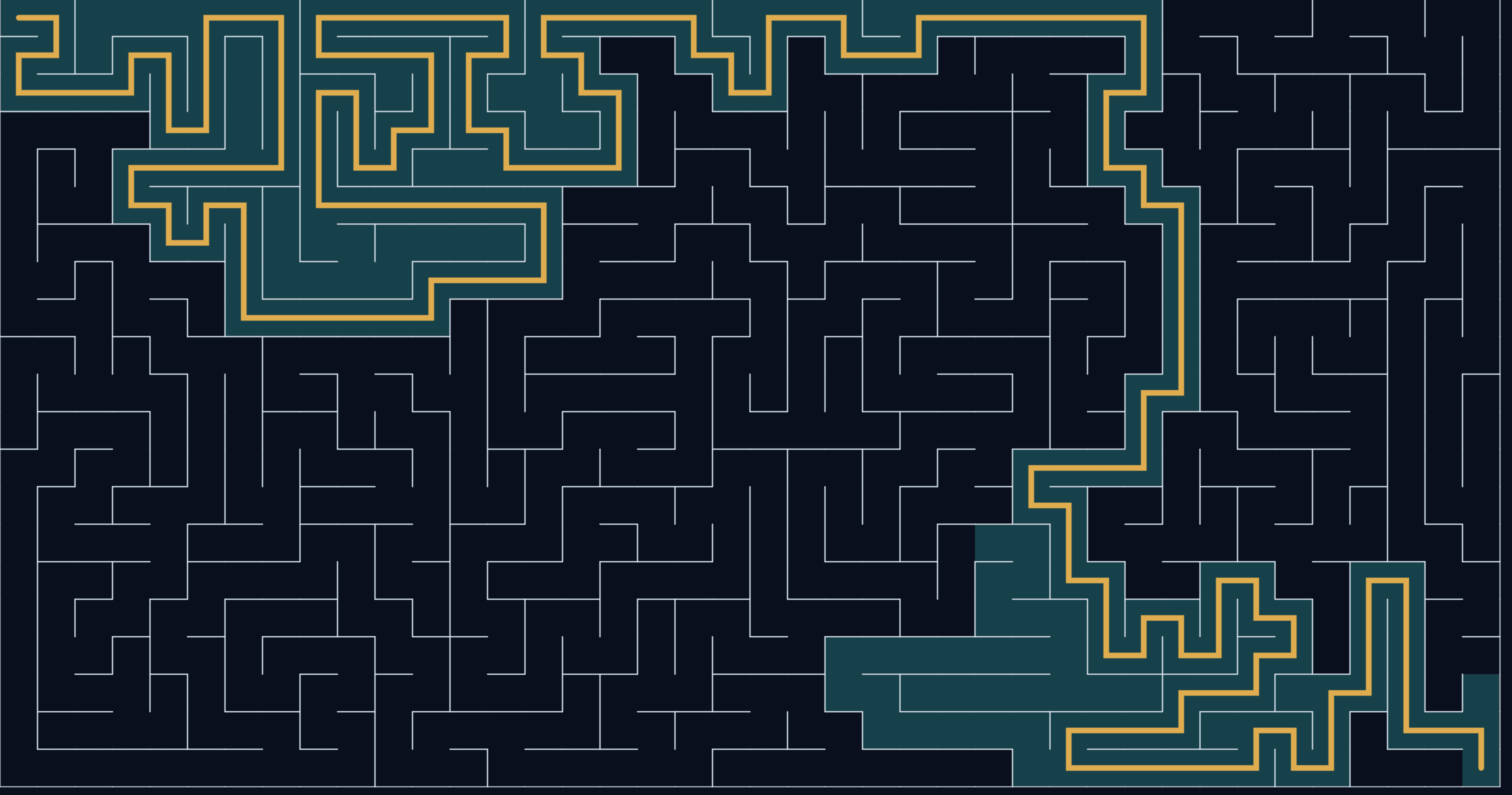 p5 maze pathfinding gallery image 2